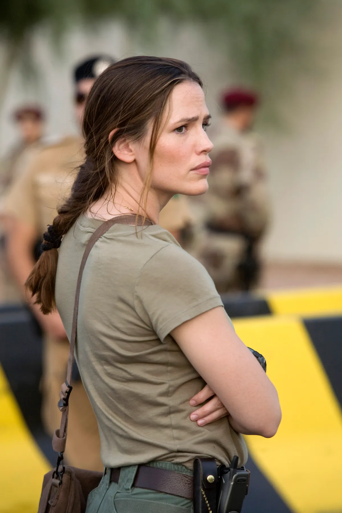 Jennifer Garner a Királyság című film forgatásán egy harcjelenet során harapott ki egy darabot kollégája füléből