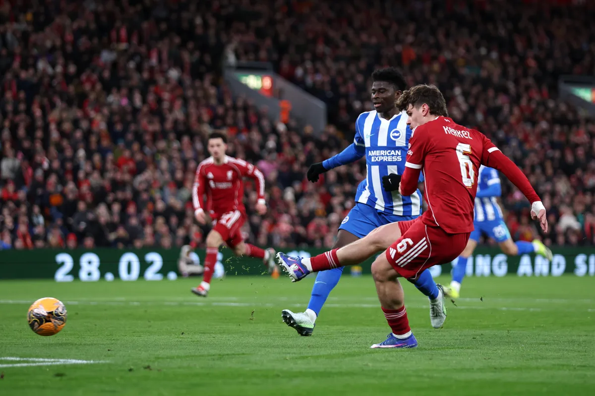 Kerkez gólpasszt adott a Liverpool-Brighton meccsen