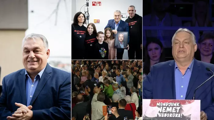 Orbán Viktor a Washington–Békéscsaba járattal érkezett a Háborúellenes Gyűlésre!