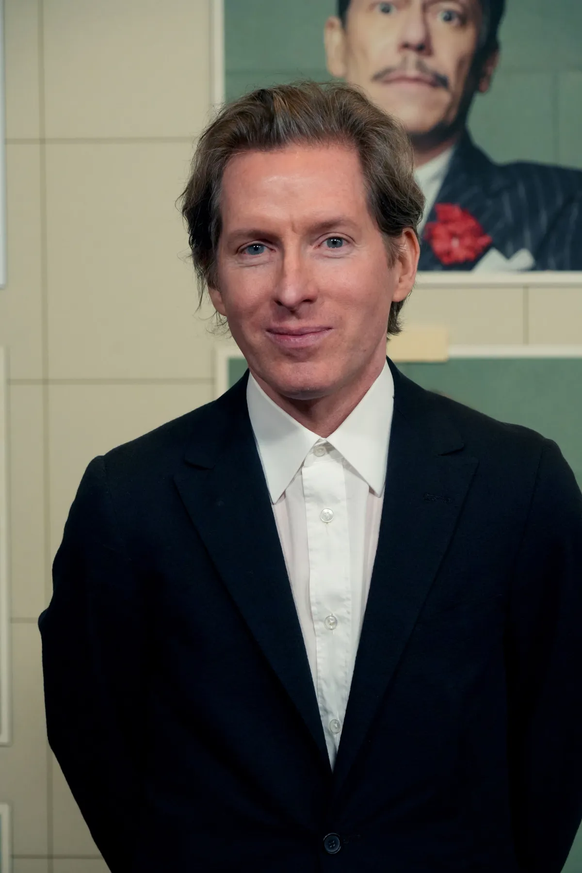 Wes Anderson a Főníciai séma premierjén.