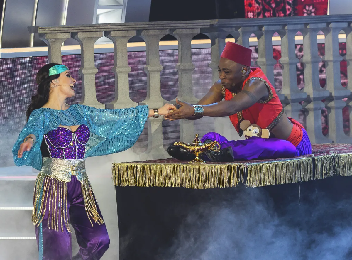 A Nagy Duett első adásában Fekete Pákó Aladdin bőrébe bújt.