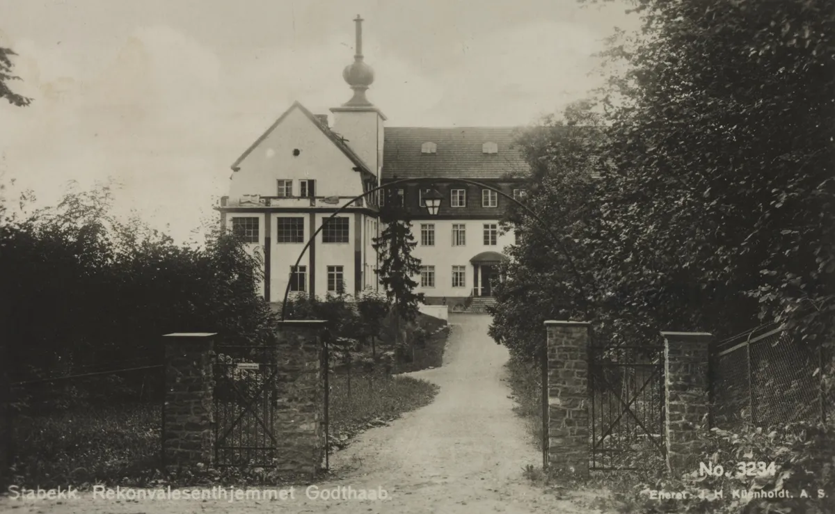 A Godthaab-ház, egy későbbi Lebensborn-anyaotthon Bærumban, Norvégiában.