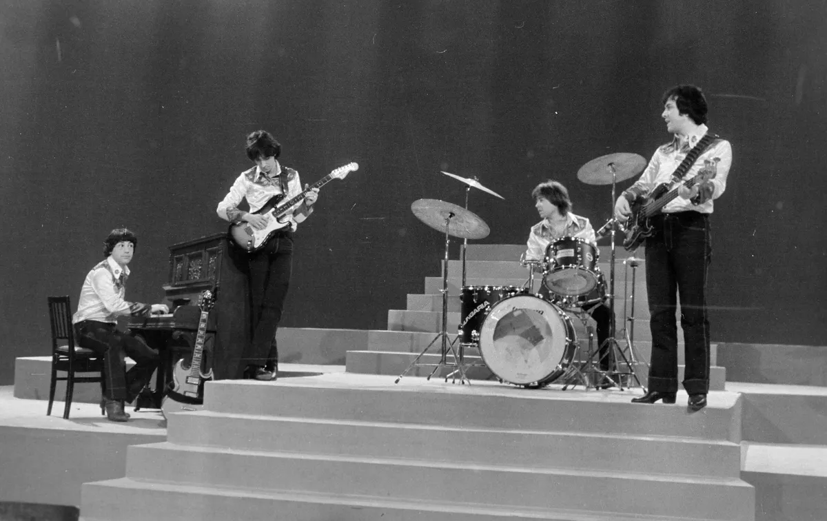 Fenyő Miklós, Kékesi Zoltán, Szikora Róbert, Sipos Péter: a Hungária 1977-ben  