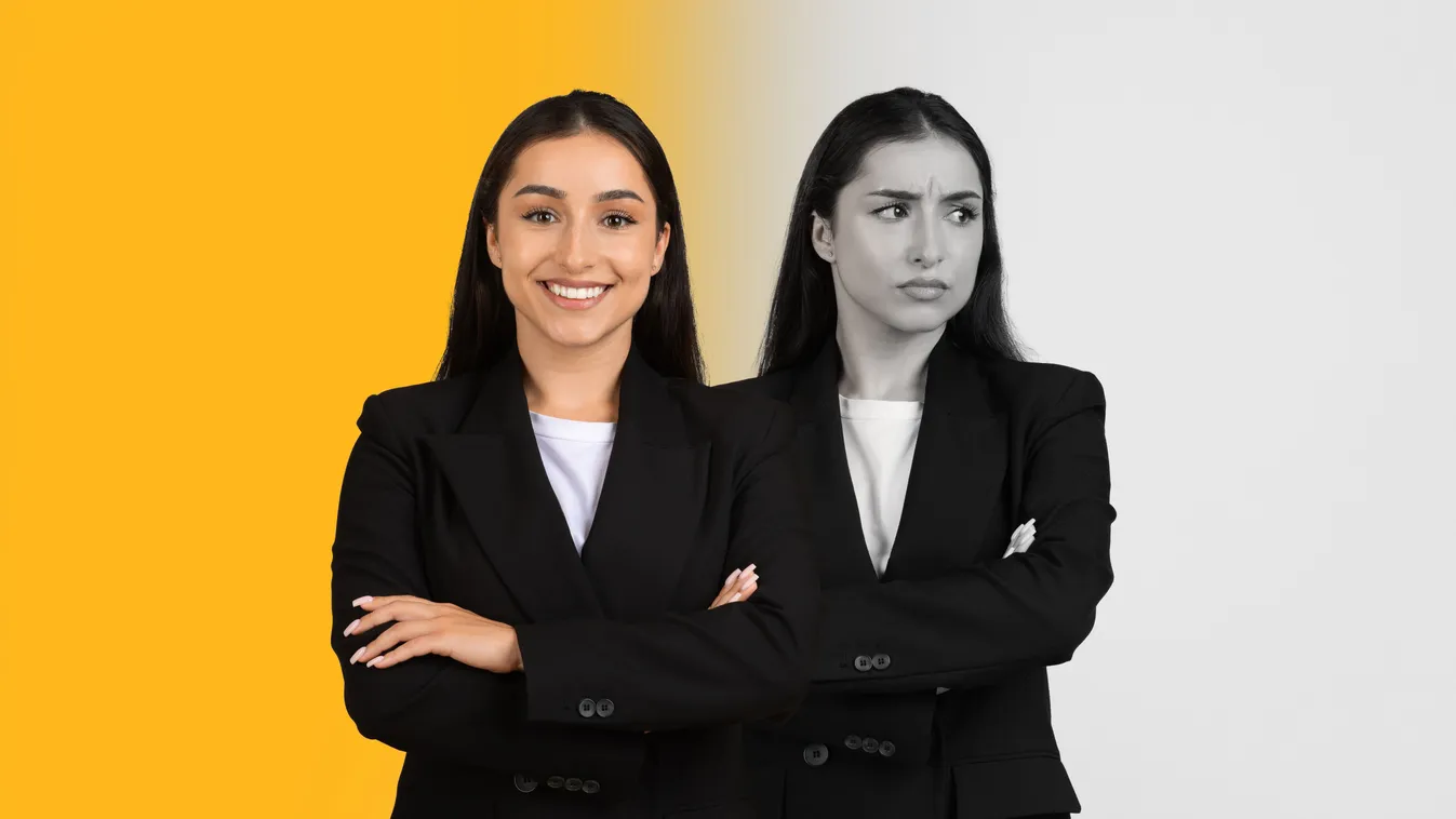 Horoszkóp szerint önmagát megjátszó csillagjegyű nő két arca