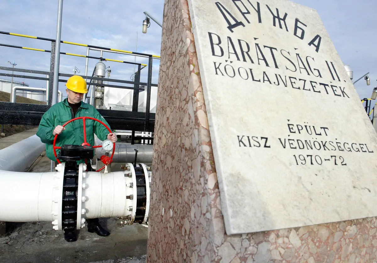 HUNGARY-RUSSIA-BELARUS-OIL-TRADE Barátság Kőolajvezeték, AFP