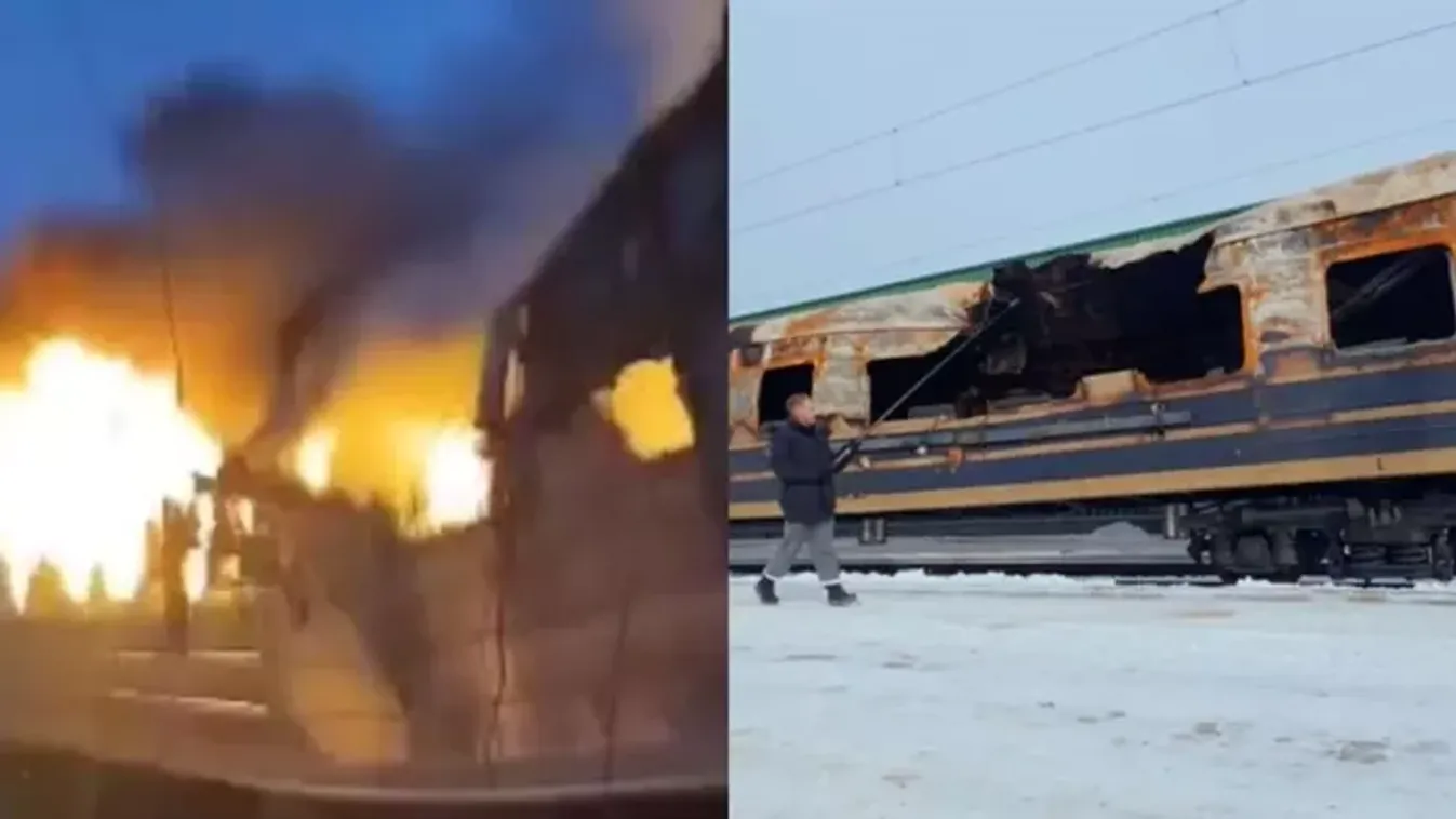 Halálvonat futott be a kijevi peronra - videó