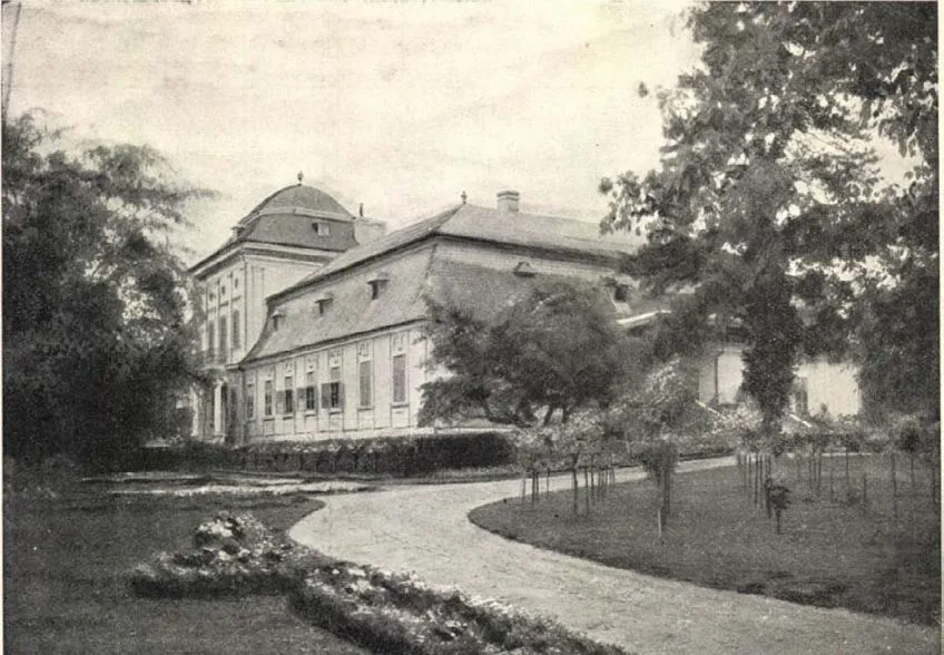 A geszti Tisza-kastély egy 1902-es fotón.