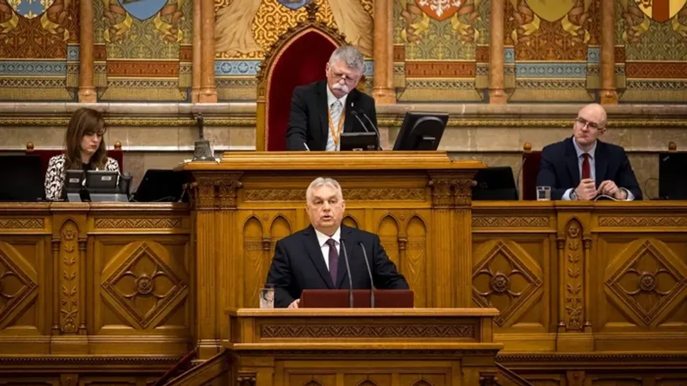 Orbán Viktor a baloldalnak a parlamentben: Önök mindannyian az ukránok oldalára álltak a saját hazájukkal szemben