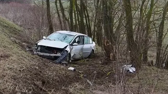 Fékezés nélkül csapódott a fának, csoda, hogy túlélte