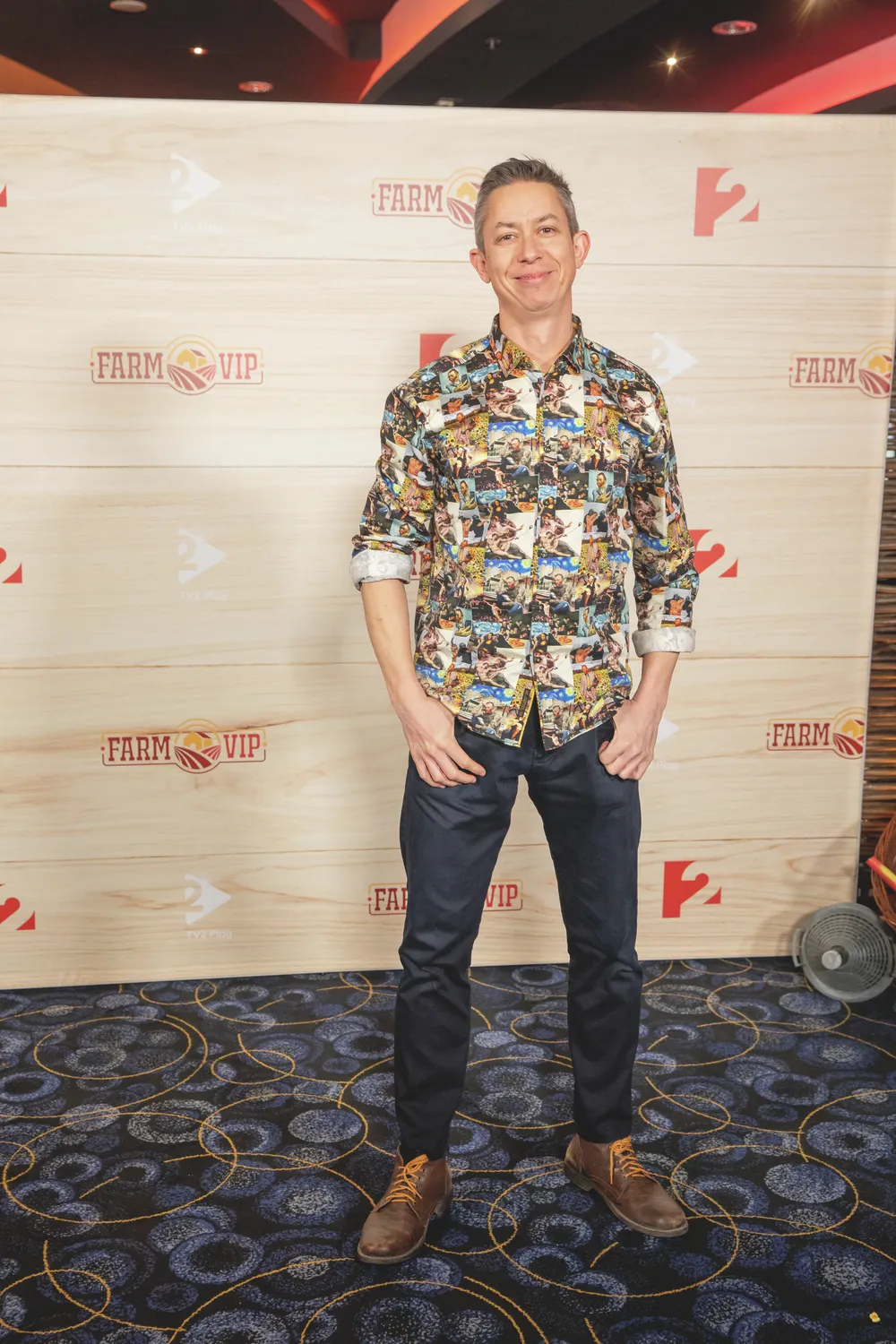 Lukács Miki az alváshiány ellenére mindig vidám.