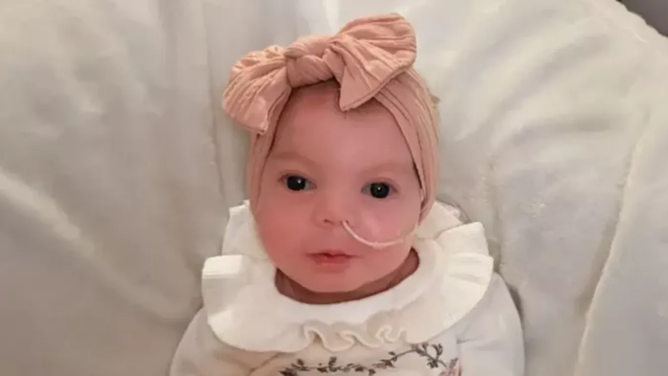 "El kell búcsúznunk gyönyörű kislányunktól" - Ritka betegség miatt rövid ideig maradhat életben az újszülött kislány