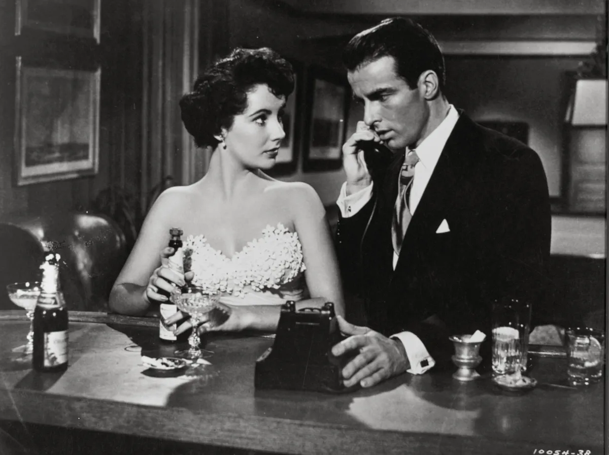 Elizabeth Taylor és Montgomery Clift az Egy hely a nap alatt című filmben.