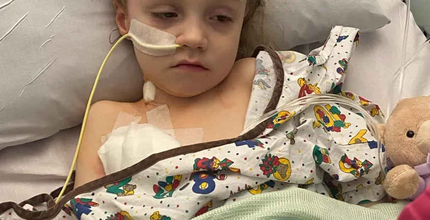 A kislány az utolsó heteit éli