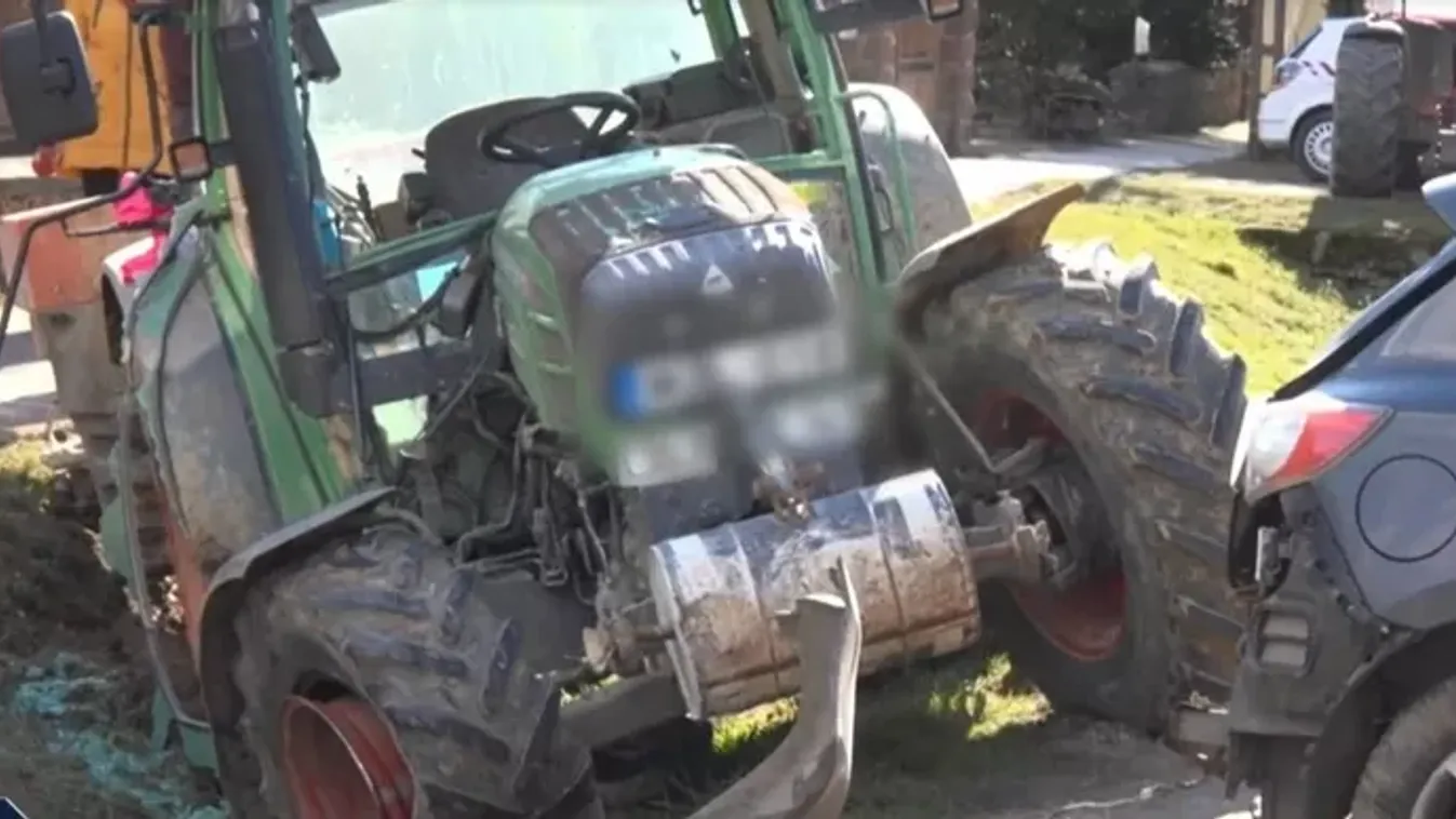 Infarktust kapott a vasi traktoros, mindent letarolt