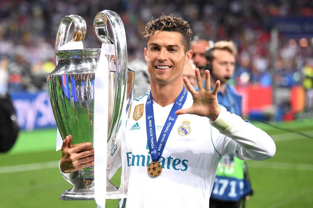 <enter caption here> during the UEFA Champions League Final between Real Madrid and Liverpool at NSC Olimpiyskiy Stadium on May 26, 2018 in Kiev, Ukraine.