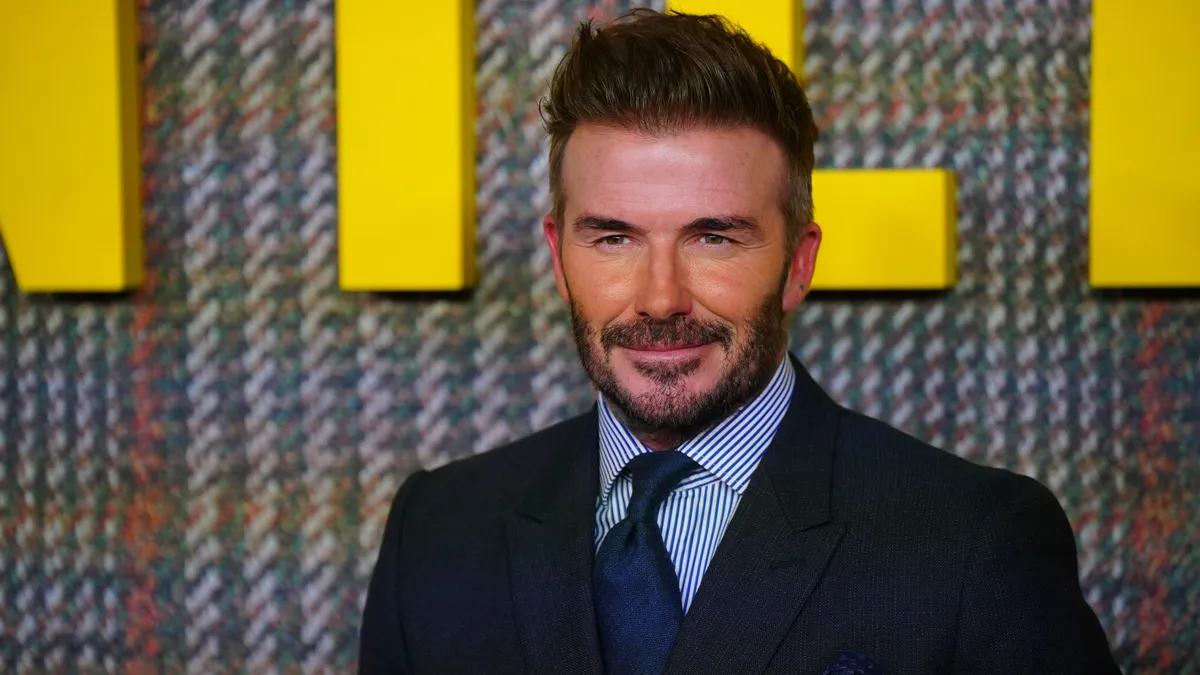 David Beckham síelés közben vált hőssé