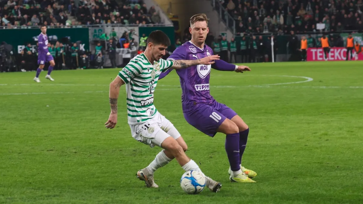 Osváth Attila (zöld-fehérben) gólasszal mutatkozott be a Ferencvárosban