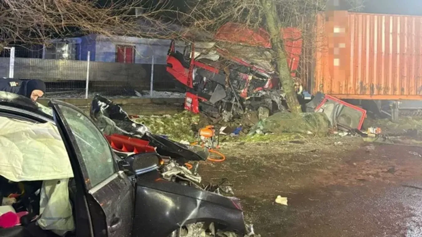 Halálos baleset a szomszédban: 10 éves gyermek életéért küzdöttek a helyszínen