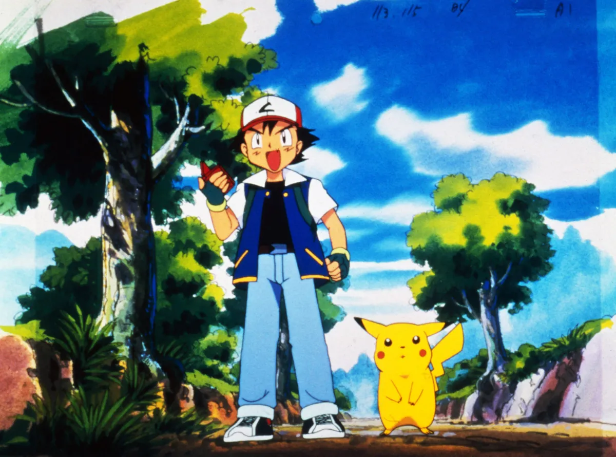 Pikachu és Ash Ketchum a Pokémon-kvízben.