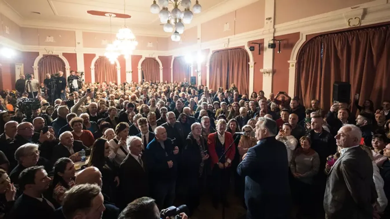 Orbán Viktor: Látszik, hogy az emberek nem akarják feláldozni a jövőjüket Ukrajnáért egy Tisza kormány alatt