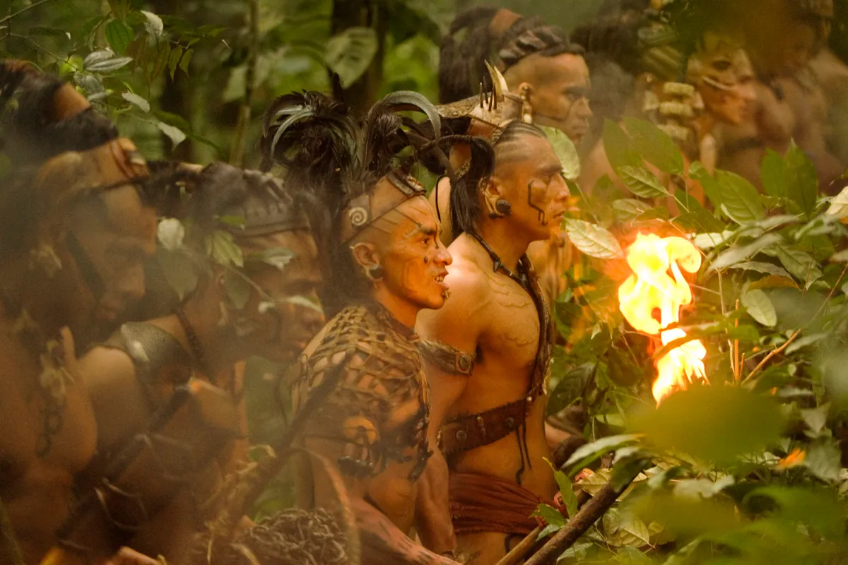 Jelenet az Apocalypto című Mel Gibson filmből.