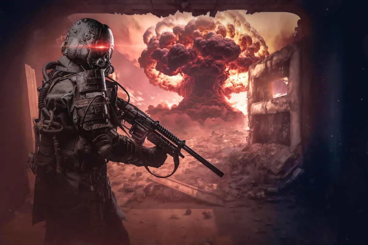 AI generált kép a végső apokalipszisól