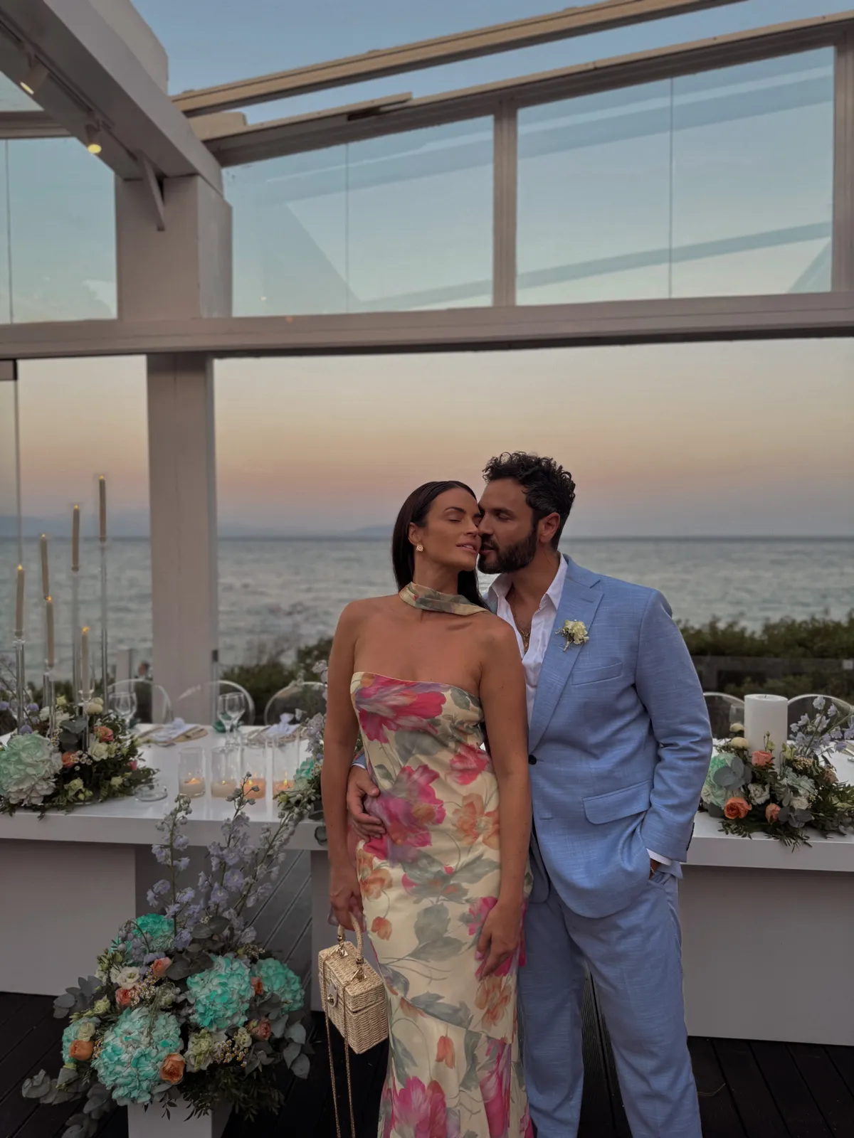 Alföldy Anna igazán boldog Sándor karjai között.