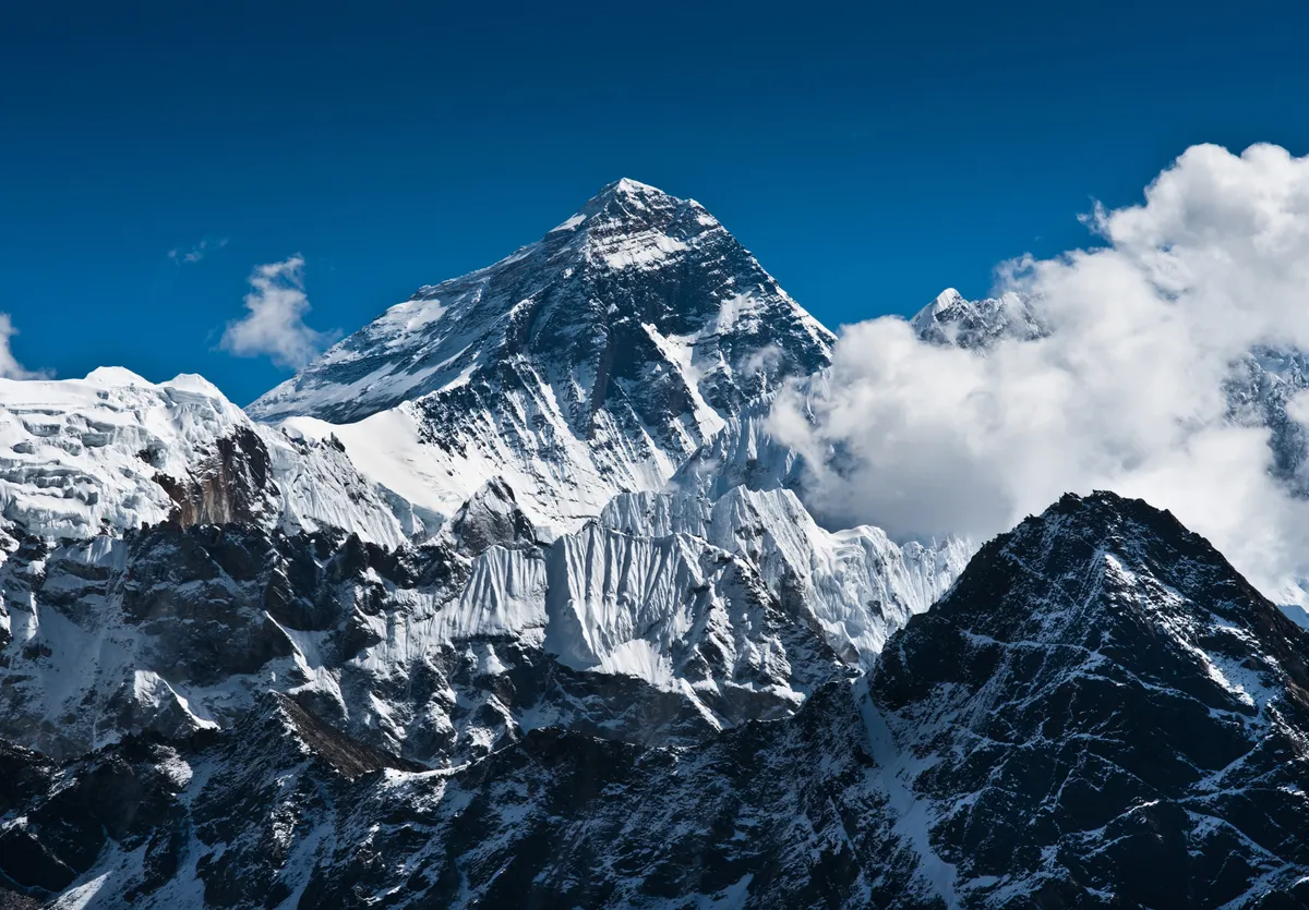 A Mount Everest csúcsa.