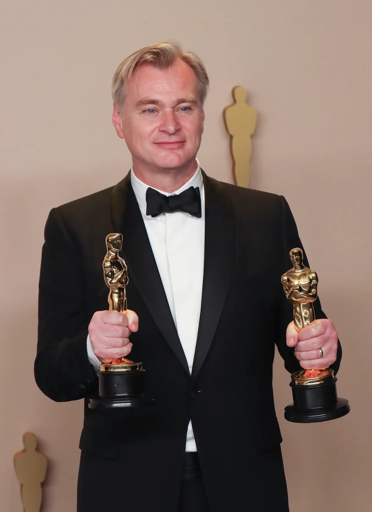 Christopher Nolan 2 Oscar-díjával 2024-ben.