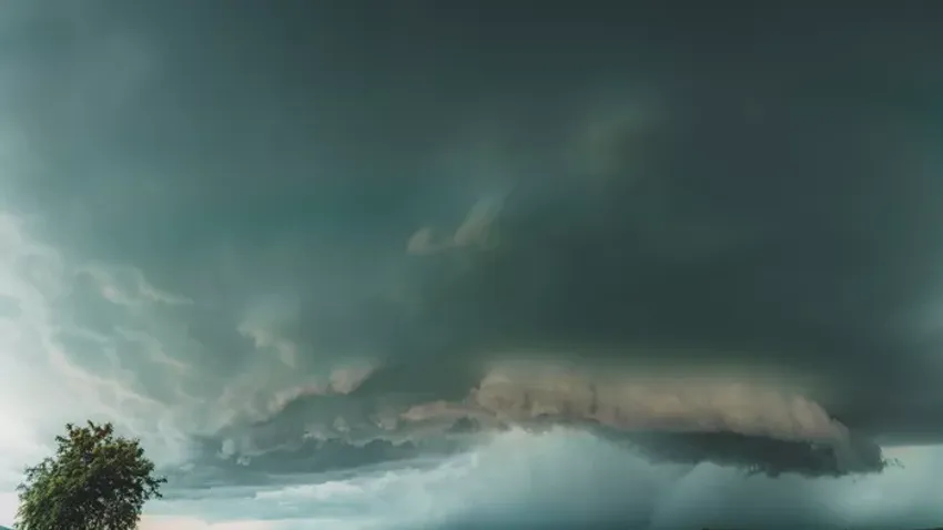 Látványos szupercella jelent meg Magyarország felett