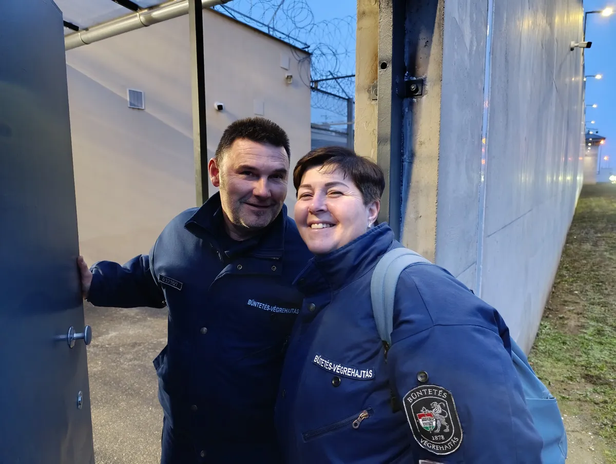 Kámán-Wittinger Tünde bv. főtörzsőrmester és Kámán Péter bv. törzszászlós