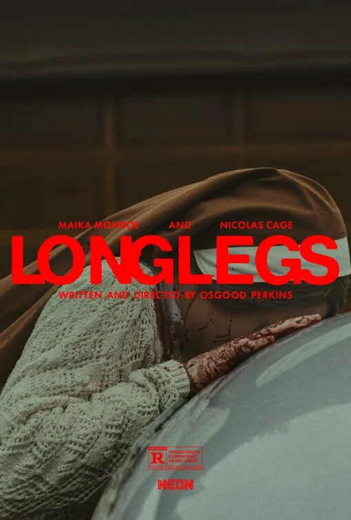 A Longlegs - A rém című film plakátja.