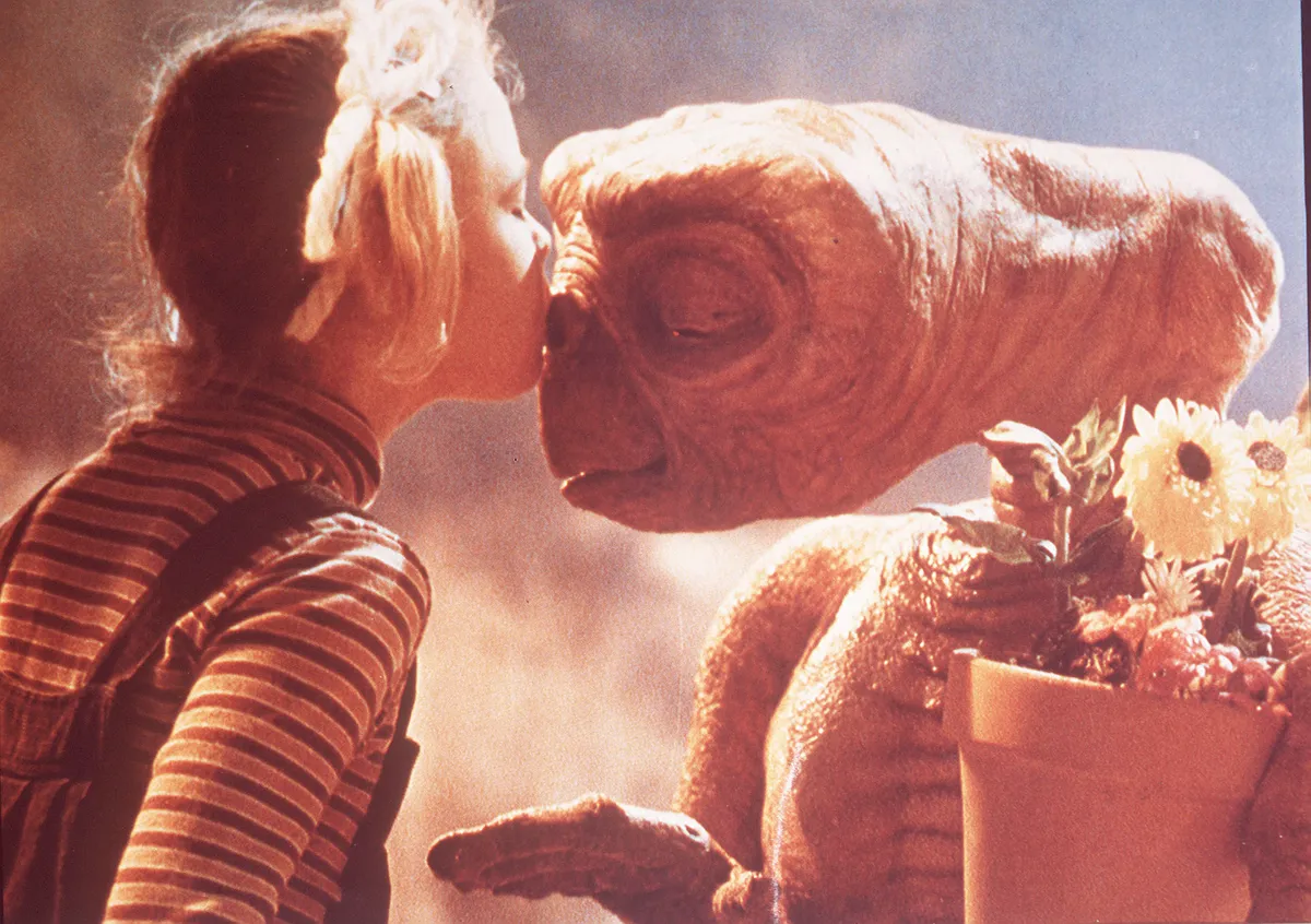 A 6 éves Drew Barrymore az E.T. A földönkívüli filmben.