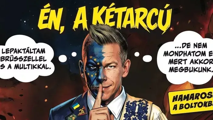 "ÉN, A KÉTARCÚ" néven képregény indul Magyar Péterről!