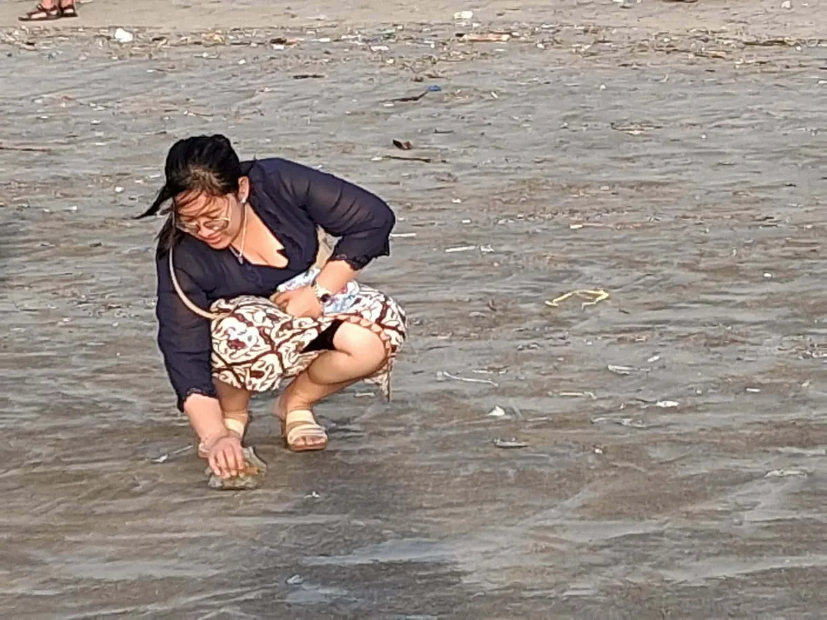 A vízben és a parton is rengeteg műanyag szemetet találtak