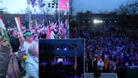 Hidegrázós fotók: hatalmas embertömeg Törökszentmiklóson, brutális a látvány