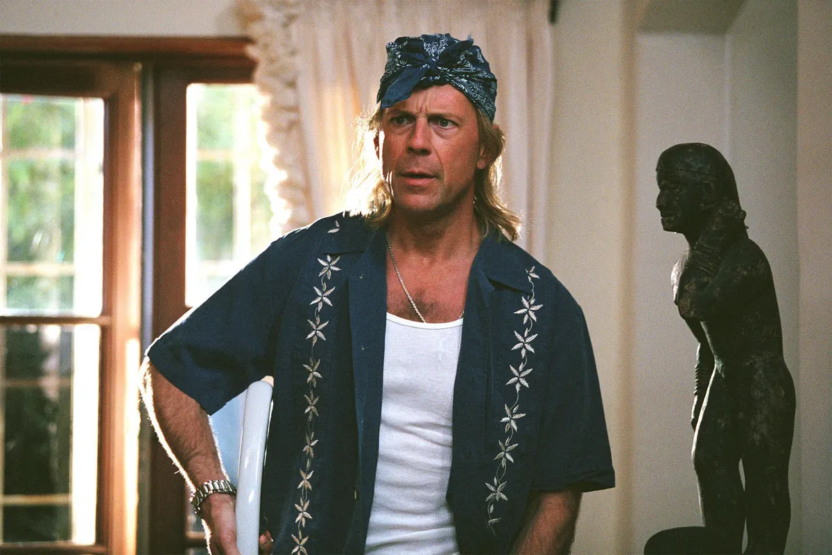 Bruce Willis az egyik filmjében, amiről a kvíz is szól.