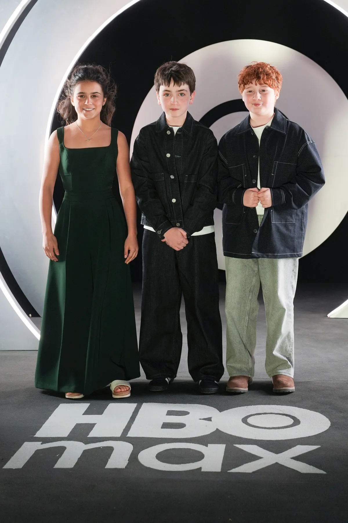 Harry Potter-sorozat gyerekszínészei: Dominic McLaughlin, Arabella Stanton és Alastair Stout