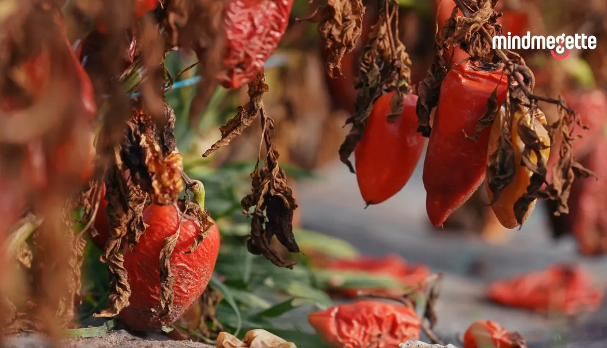 Chilipaprika, amiből a híres chiliszósz készül.