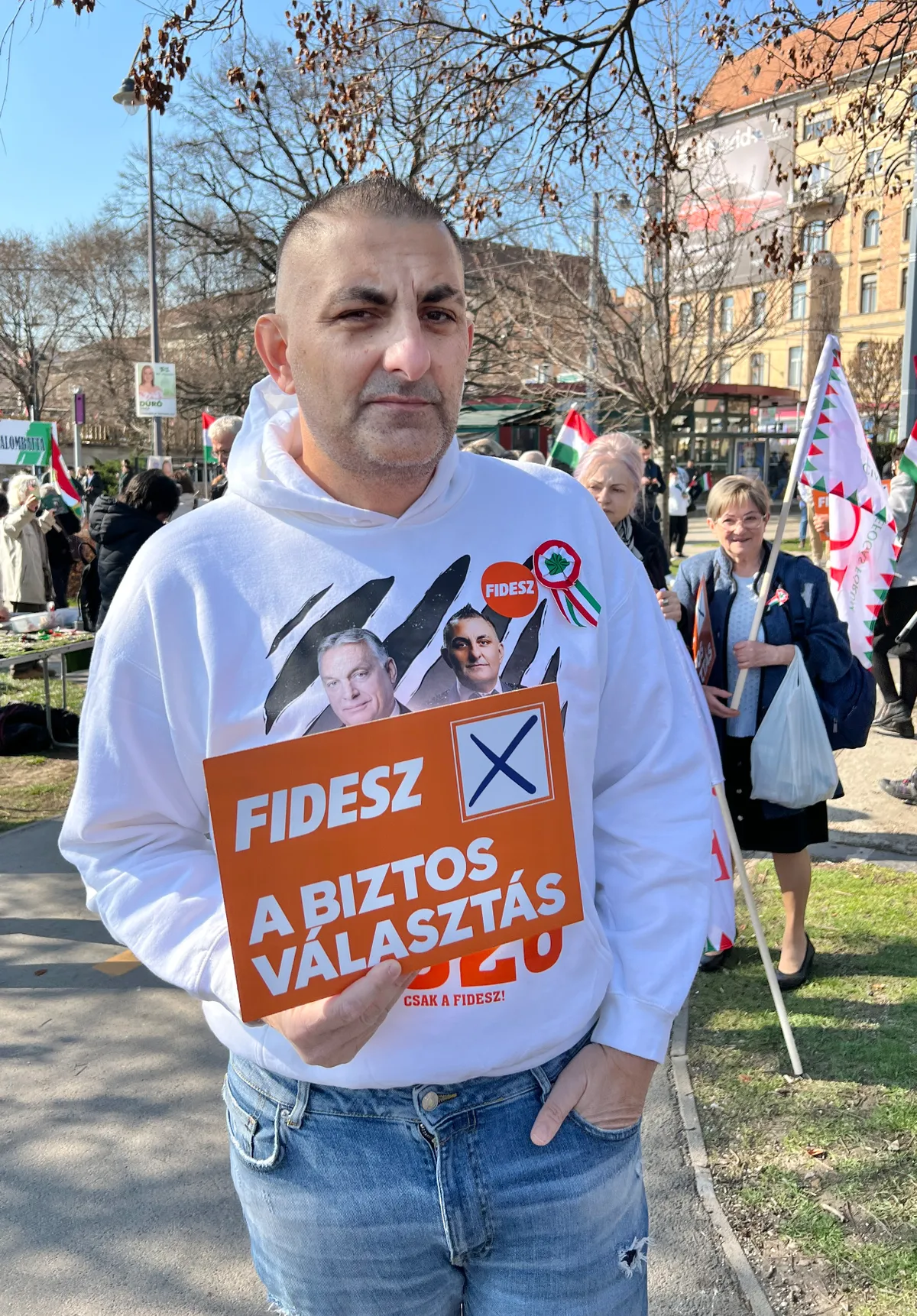 Gáspár Győző a Békemeneten is ott volt