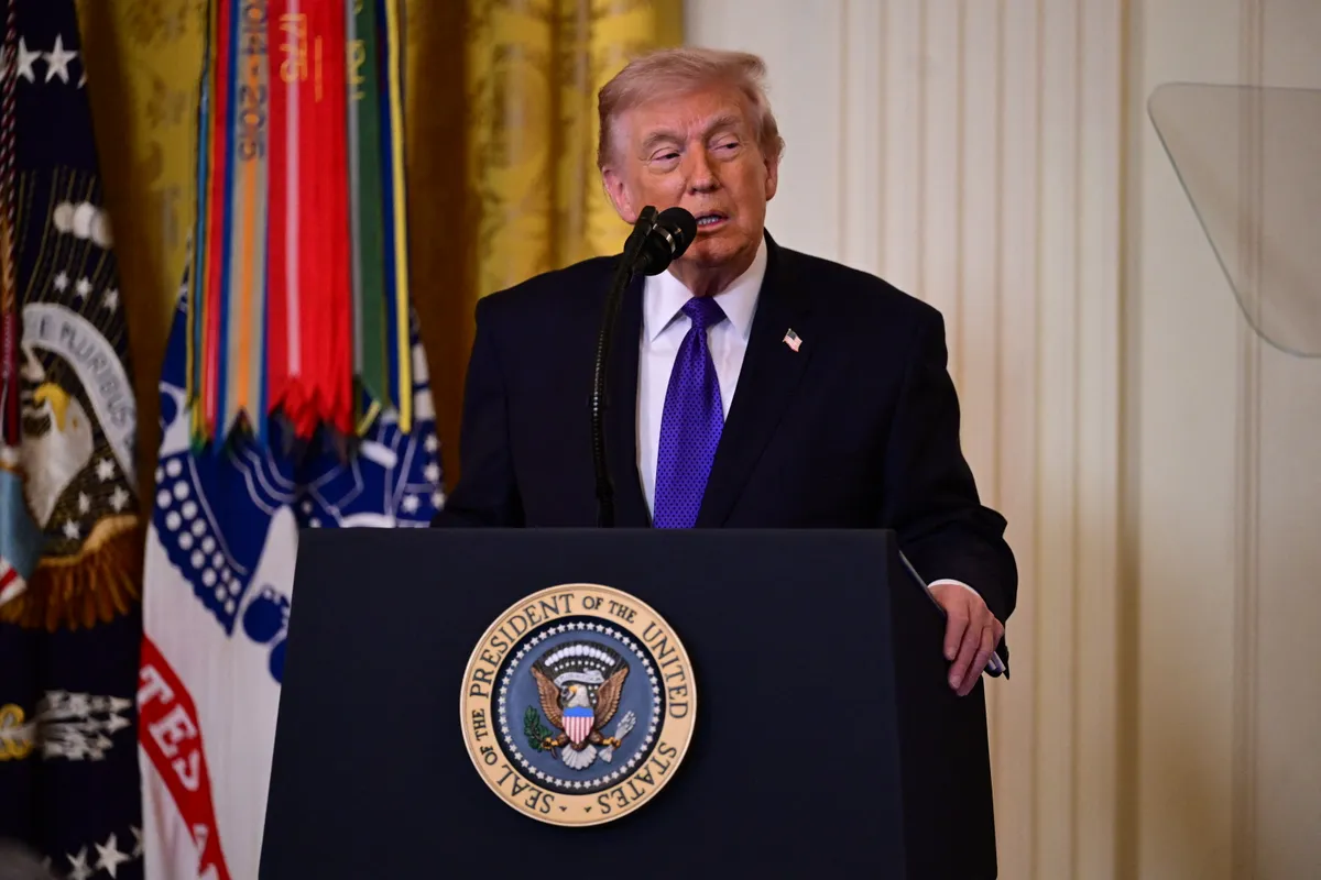 U.S. President Donald Trump At Medal Of Honor Ceremony At The White House, háború