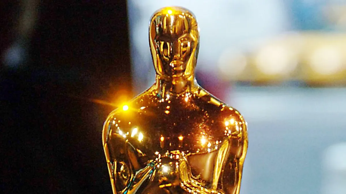 Az Oscar-gála arany szobra.