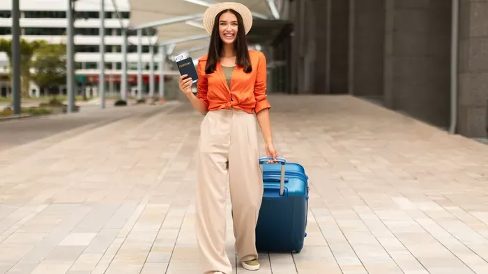 Repülős utazás tavasszal: 4 stílusos outfit ötlet