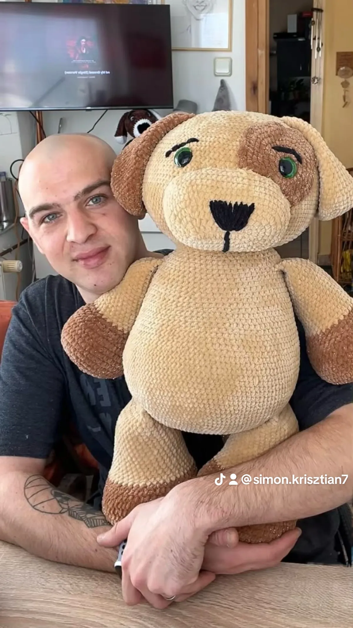 Simon Krisztián plüss figurákkal akadálymentesítésre gyűjt