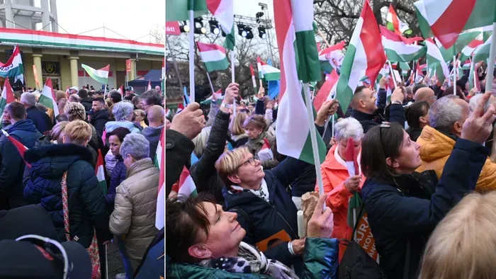 Gigantikus tömeg gyűlt össze Törökszentmiklóson Orbán miatt