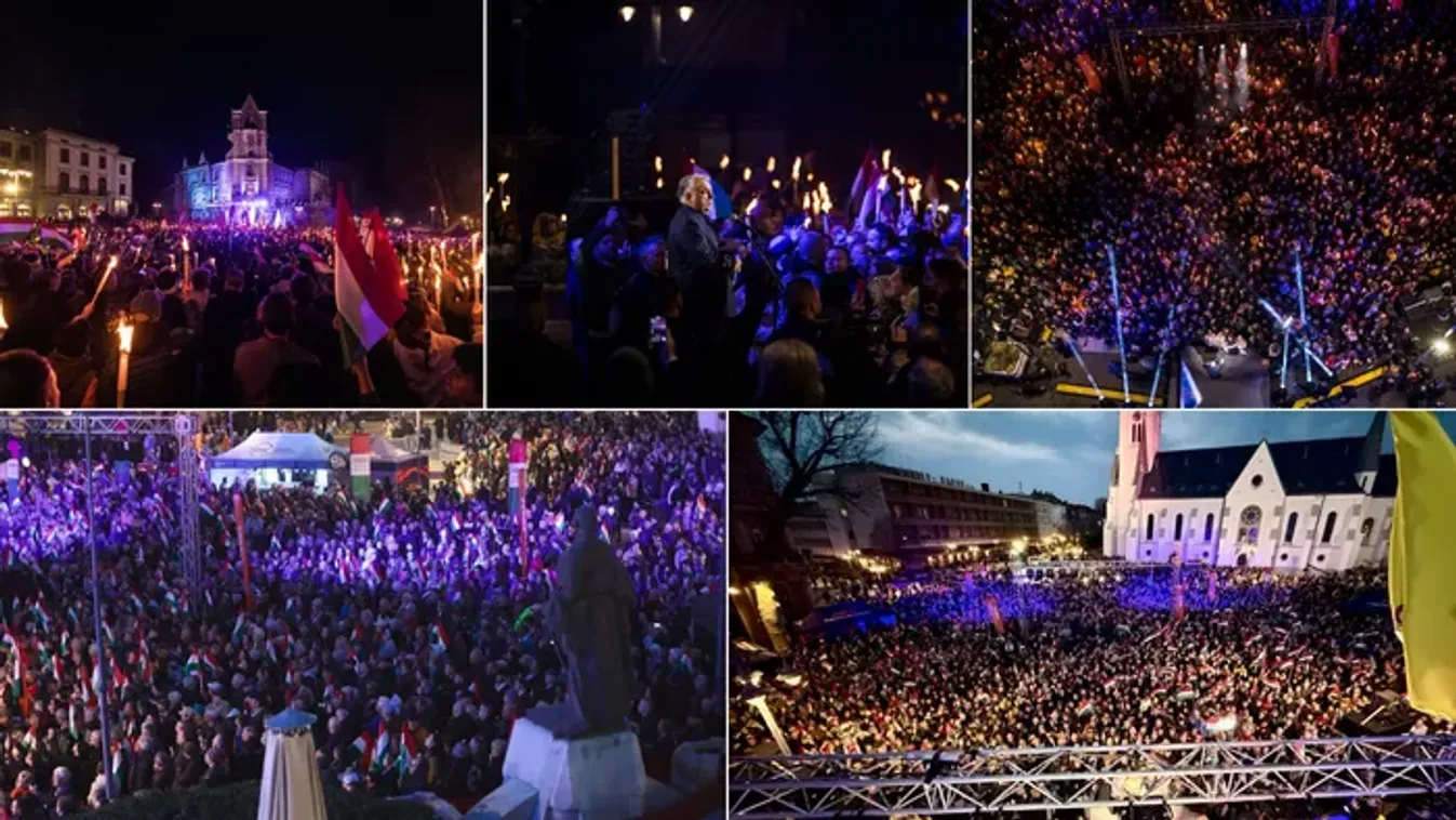 Orbán Viktor a kaposvári Békemeneten: sohasem fogjuk megengedni, hogy elvegyék a magyaroktól, ami nekik jár!