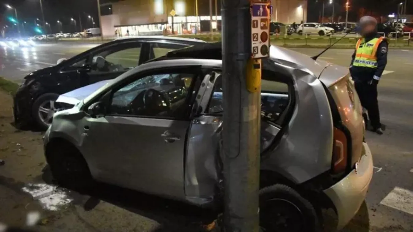 6 gyalogost ütött el egy debreceni nő egy szabálytalan sávváltás után