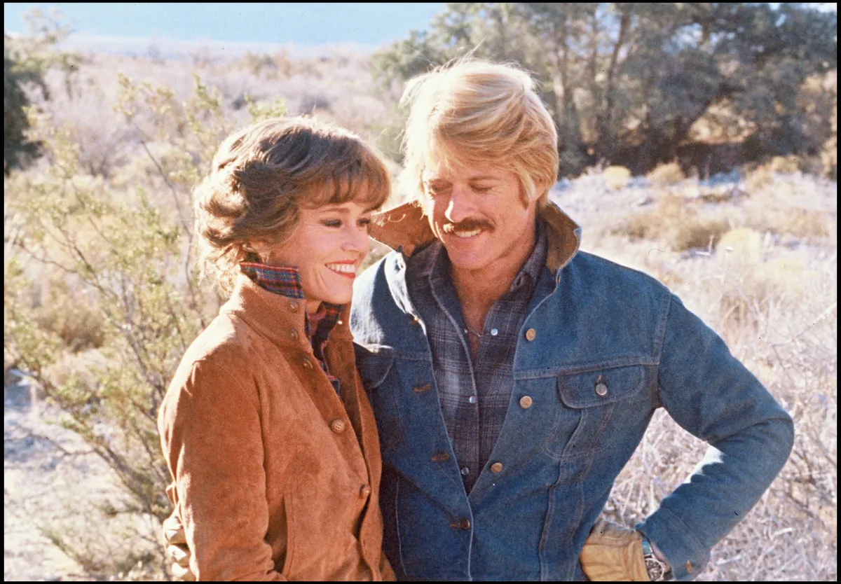 Jane Fonda és Robert Redford A Las Vegas-i lovas című filmben.