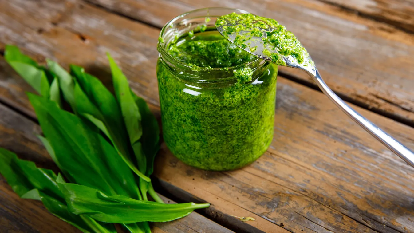 Medvehagyma pesto sajt nélkül – a vegánok új, gyorsan elkészíthető kedvence
