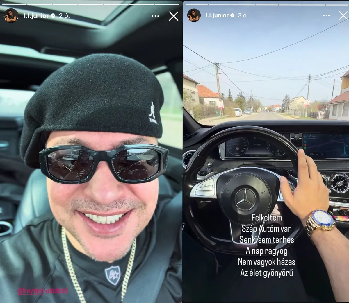 L.L. Junior insta sztorijai